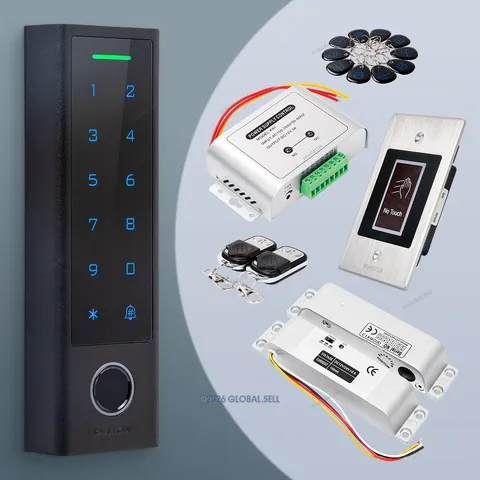 HOMSECUR IP66 APP WIFI RFID Access Control Set Surface Mount Drop Bolt Lock