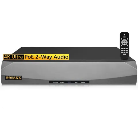 OOSSXX 4K 8-Channel POE NVR Without HDD