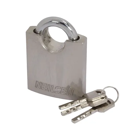 60mm Solid Security Padlock Keyed Lock with 3 Keys