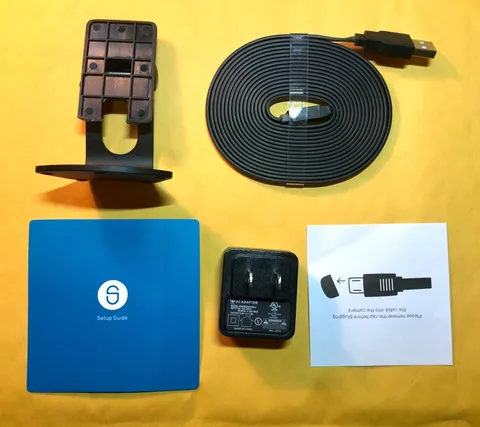 SimpliSafe SimpliCam Camera Spare/Extra Accessory Kit - Stand, Power Brick, Cord