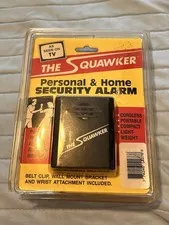 Vintage The Squawker Personal & Home Security Alarm - As Seen On TV Nurse Jogger