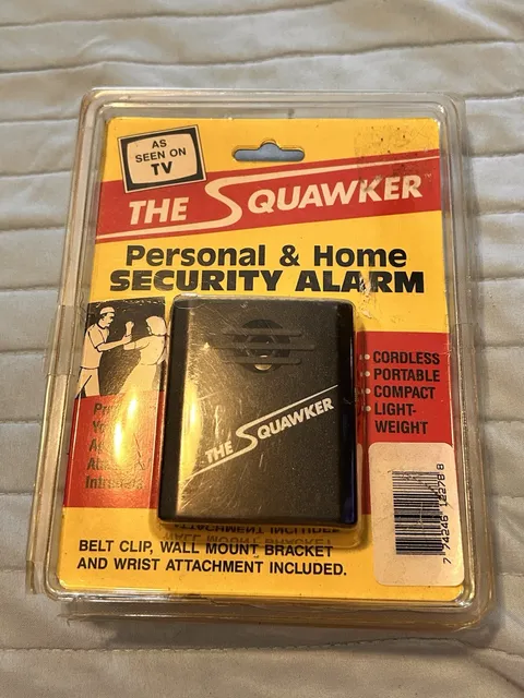 Vintage The Squawker Personal & Home Security Alarm - As Seen On TV Nurse Jogger