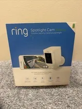 RING Spotlight Cam Battery Outdoor Security Camera & Spotlight (New)