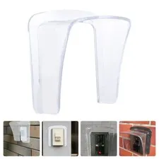 Clear Acrylic Rain Cover Universal Doorbell Cover Doorbell Rain Cover