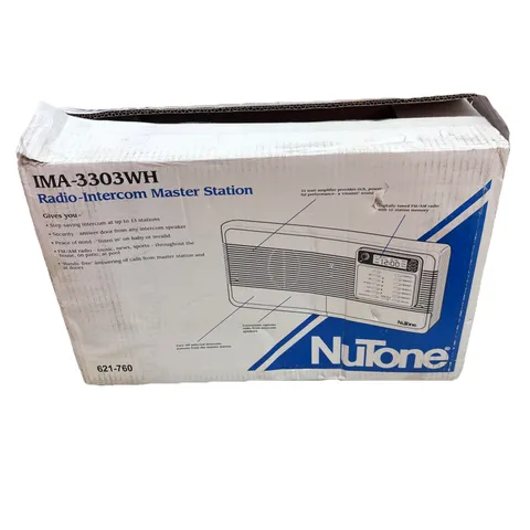 NuTone IMA-3303WH Radio Intercom Master Station IM-3303WH Open Box