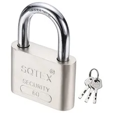 80 x 60 mm Heavy Duty Lock Alloy Steel High Security Padlock with 3 Keys