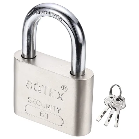 80 x 60 mm Heavy Duty Lock Alloy Steel High Security Padlock with 3 Keys