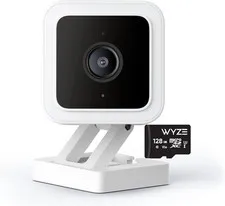 Cam V3 Smart Home Security Camera, Indoor/Outdoor Use, IP65-Rated 1080p Plug-...