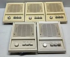 Lot Of 5 Vintage Nutone Outdoor Speaker IS-309WH - Untested For Parts / Repair