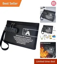 Small Zippered Fireproof Pouch – Ultimate Protection for Important Documents
