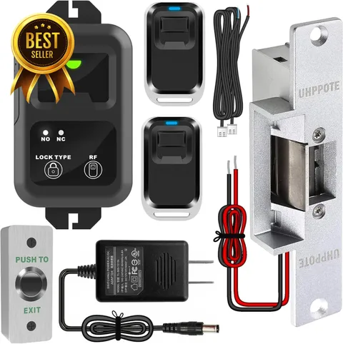 Access Control Electric Strike Door Lock Fail Secure Kit with Remote Control