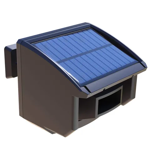 Extra Solar Wireless Outdoor Motion Sensor for HTZSAFE Driveway Alarm Black
