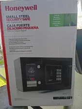 Honeywell Compact Steel Security Safe With Key Lock Model 815601 Black