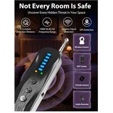 Pocket-Sized Anti-Spy Alarm with Long Battery Life