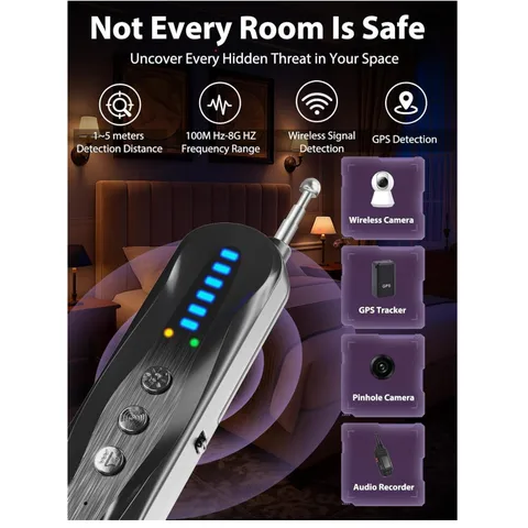 Pocket-Sized Anti-Spy Alarm with Long Battery Life