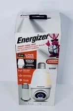 Energizer Smart 2K Light Bulb Security Camera 1000 Lumens Open Box