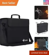 Fireproof Document Bags, 15x12x5” Large Fireproof & Water Resistant Bag, Hold...
