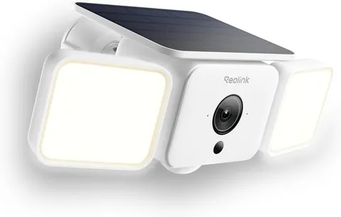 REOLINK Solar Floodlight Cam, 2K 150° Security Cameras Wireless Outdoor, up to 1