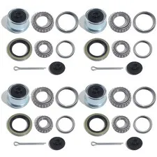 LUXTRKSTO 4 Sets L68149/L68111 L44649/L44610 Trailer Hub Bearings Kit for... 