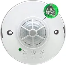 360 Degree Ceiling Occupancy Sensor PIR Motion Sensor Switch with 3 detectors...