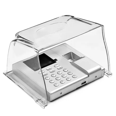 Clear Plastic Time Clock Cover Weatherproof, Time Attandence Machine Rain Cov...