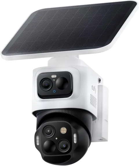 Eufy Security Eufycam S4,4K Solar Camera Wireless Outdoor, 3-Lens Bullet-Ptz Cam