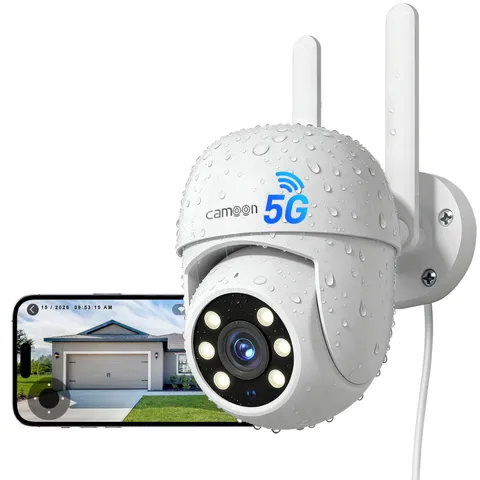 Outdoor WiFi Home Security Cameras|2.4/5GHz WiFi, Auto Tracking,24/7 Recording