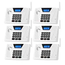 Wireless Home Intercom 6-Pack 5300ft 9-Channel Full Duplex Auto Answer White