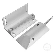 Magnetic Switch Alarm Sensor Overhead Garage Door Contacts with L Bracket