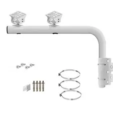 Heavy Duty Dual Mount 40CM Arm Bracket for Cameras,Long Pole with 2 Mounts fo...