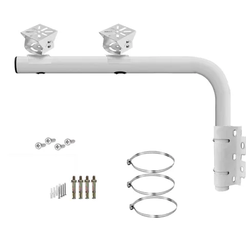 Heavy Duty Dual Mount 40CM Arm Bracket for Cameras,Long Pole with 2 Mounts fo...