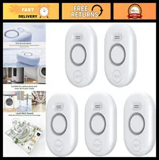5 Pack Water Leak Detectors - 100dB Alarm for Home Flood & Pipe Leak Alerts