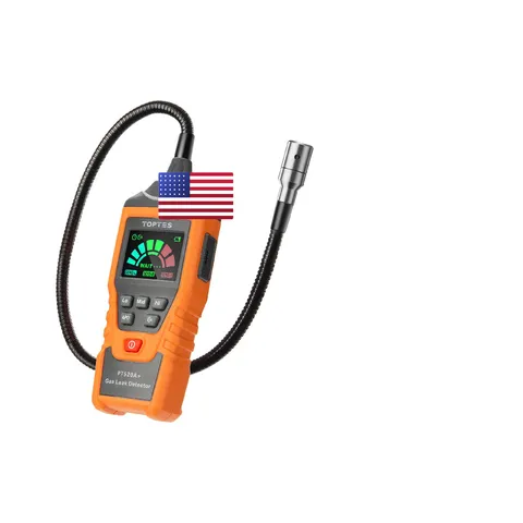 Toptes Pt520A Rechargeable Gas Leak Detector Natural Gas Detector 17-Inch Probe