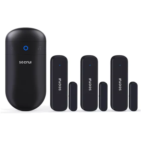 Wireless Door Chime Alarm System, 500FT Range, Black