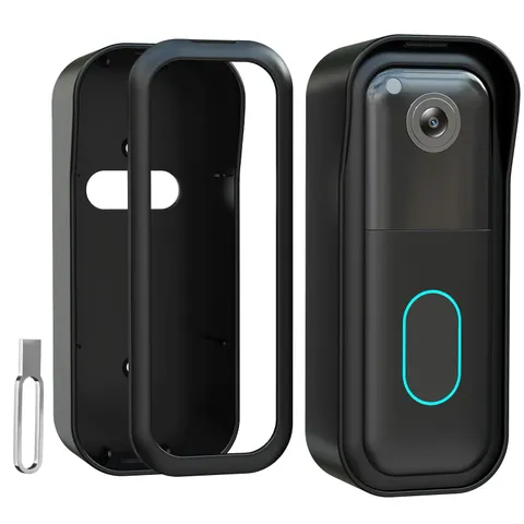 No Drill Blink Doorbell Mount for Blink Video Doorbell Camera 2nd Gen,Black