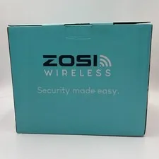 ZOSI 5MP 8CH NVR 4MP PoE Security Bullet IP Outdoor Camera System Audio 2TB HDD