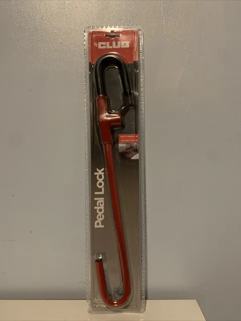 The Club Pedal To Steering Wheel Lock Vehicle Anti-Theft Device NEW USA Shipper