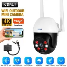 6LED Night Vision 8MP Wireless WiFi Camera Outdoor Waterproof Smart Monitor Cam