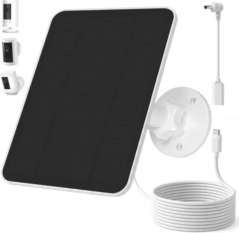 Solar Panel for Ring Camera, Compatible with Spotlight Cam/Pro/Plus Battery,