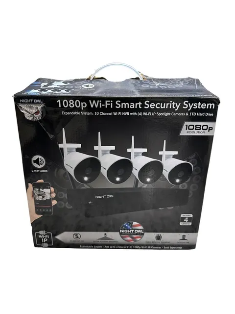 Night Owl CL-2WNP1-4L 10 Ch 1080p WiFi Security System (oe-jp) (PBR122295)