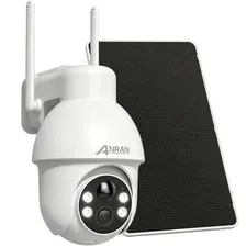 Refurbished 5MP Solar Security Camera Wireless Outdoor Pan/Tilt 2 Way Audio IP65
