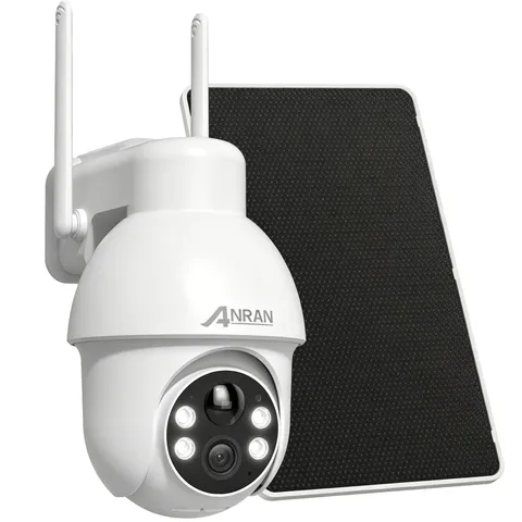 Refurbished 5MP Solar Security Camera Wireless Outdoor Pan/Tilt 2 Way Audio IP65
