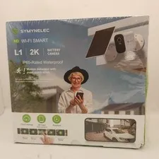 NEW Symynelec Smart Camera Battery Camera, Waterproof, Indoor/Outdoor Use