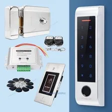 HOMSECUR IP66 APP WIFI Fingerprint Access Control Set Electric Lock with keys