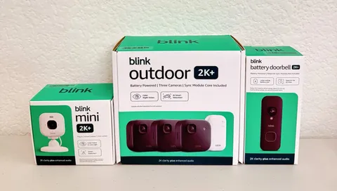 NEW Blink 2K Whole Home Bundle, 3 Outdoor, 1 Indoor And 1 Doorbell Cameras