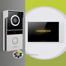 HOMSECUR Video Door Phone Intercom Doorbell Card Access Night Vision Door Unlock