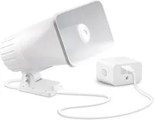 High-Output 110V Security Siren - 120dB Remote-Controlled Alarm for Outdoors