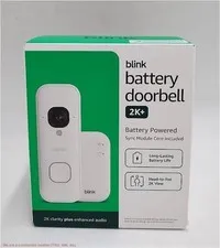 Blink Battery Doorbell 2K+ (White) Sync Module Core