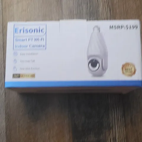 Erisonic Smart PT WiFi Indoor IP Camera 1080p Night Vision 2-Way Audio White
