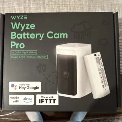 Wyze Battery Cam Pro Security Camera - White